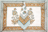 Rustic Charm Hand Block Print Prermium Cotton Placemat Napkin Set